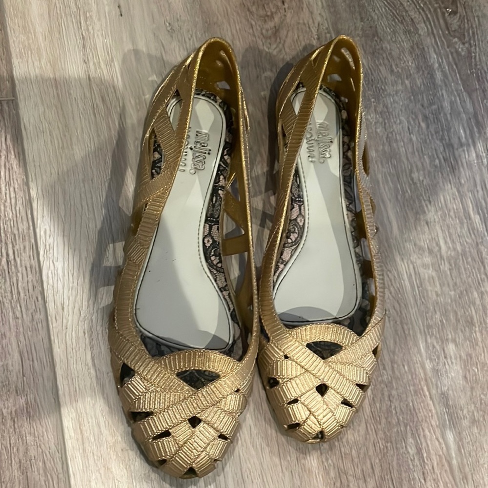 Melissa Slip-ons gold